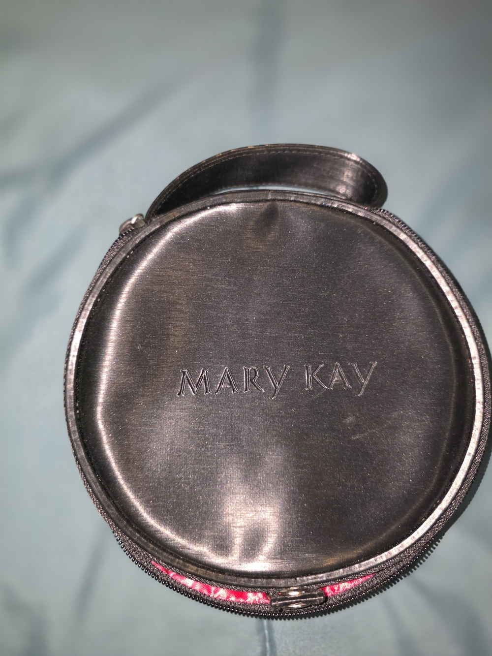 Mary Kay Round Black Cosmetic Case